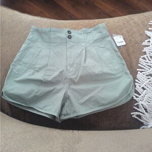 Free People High-Waisted Sage Shorts